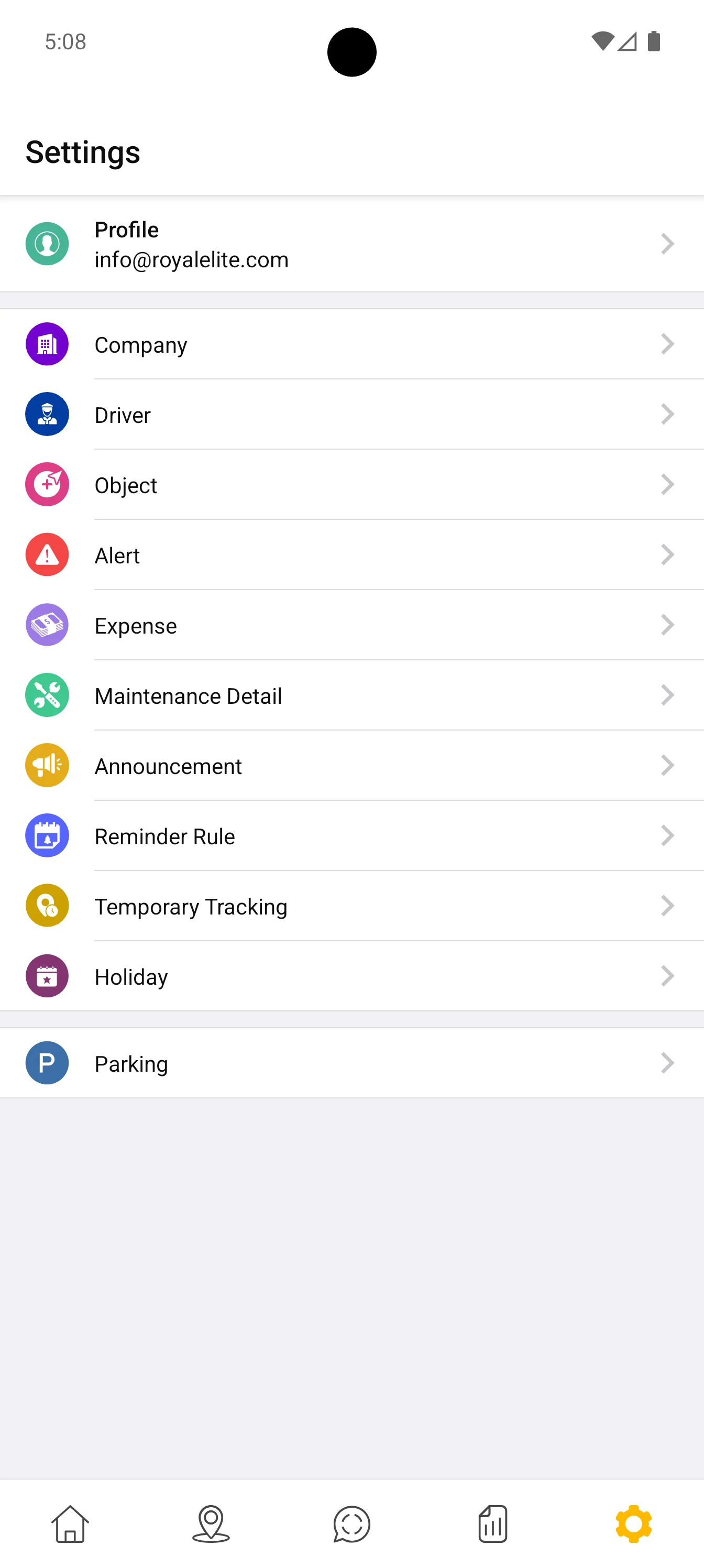 Maruti SmartBus Manager screenshot